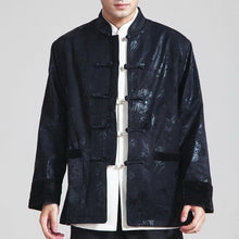 Load image into Gallery viewer, Auspicious Pattern Mandarin Collar Brocade Traditional Chinese Jacket
