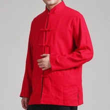 Muatkan imej ke dalam penonton Galeri, Traditional Linen Reversible Chinese Kung-fu Shirt
