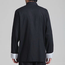 Load image into Gallery viewer, Traditional Linen Chinese Kung Fu Suit with Turned Cuff
