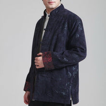 Muatkan imej ke dalam penonton Galeri, Auspicious Pattern Wool Corduroy Traditional Chinese Jacket
