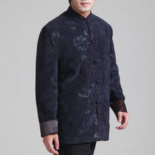 Muatkan imej ke dalam penonton Galeri, Auspicious Pattern Wool Corduroy Traditional Chinese Jacket
