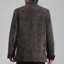 Load image into Gallery viewer, Auspicious Pattern Wool Corduroy Traditional Chinese Jacket
