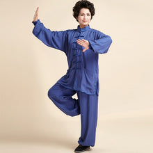 Muatkan imej ke dalam penonton Galeri, 100% Cotton Women&#39;s Traditional Chinese Tai Chi Suit
