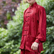 Load image into Gallery viewer, Auspicious Pattern Silk Blend Chinese Kung-fu Suit
