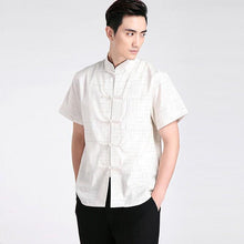 Muatkan imej ke dalam penonton Galeri, 100% Cotton Short Sleeve Traditional Chinese Kung Fu Shirt
