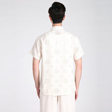 Load image into Gallery viewer, Short Sleeve Linen Traditional Chinese Kung Fu Shirt Tai Chi Top
