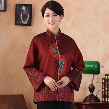 Load image into Gallery viewer, Mandarin Sleeve Chinese Style Jacket Mother&#39;s Coat
