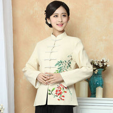 Load image into Gallery viewer, Azalea Pattern Signature Cotton Traditional Chinese Jacket
