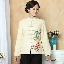 Load image into Gallery viewer, Azalea Pattern Signature Cotton Traditional Chinese Jacket
