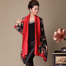 Load image into Gallery viewer, Open Front Floral Linen Chinese Style Wind Coat
