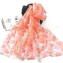 Load image into Gallery viewer, Flowers Pattern All-match Warm Chiffon Scarf Shawl
