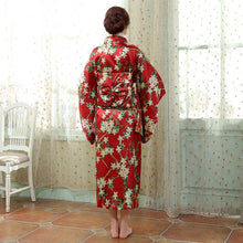 Muatkan imej ke dalam penonton Galeri, Japanese Kimono Costume Robe Vintage Yukata
