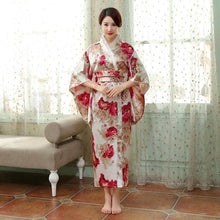 Load image into Gallery viewer, Japanese Kimono Costume Robe Vintage Yukata
