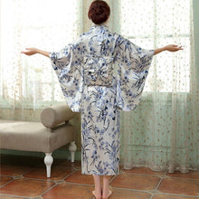 Muatkan imej ke dalam penonton Galeri, Japanese Kimono Costume Robe Vintage Yukata
