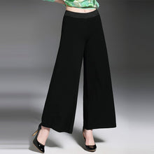 Load image into Gallery viewer, Half Sleeve Floral Embroidery Signature Cotton Full Length Ao Dai Cheongsam with Pants
