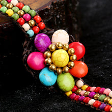 Muatkan imej ke dalam penonton Galeri, Bloom Design Boho Style Handmade Wax String Bracelet
