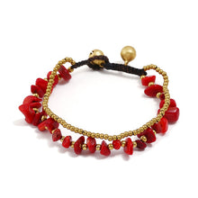 Muatkan imej ke dalam penonton Galeri, Handmade Colorful Stones Wax String Bracelet
