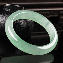 Load image into Gallery viewer, Lux Genuine Burmese Icy Jade Bangle Bracelet
