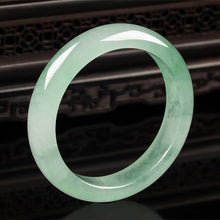 Load image into Gallery viewer, Lux Genuine Burmese Icy Jade Bangle Bracelet
