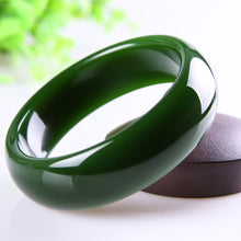 Muatkan imej ke dalam penonton Galeri, Lux Genuine Emerald Bangle Bracelet
