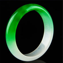 Load image into Gallery viewer, Lux Genuine Burmese Icy Jade Bangle Bracelet
