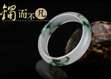 Load image into Gallery viewer, Lux Genuine Burmese Icy Jade Bangle Bracelet
