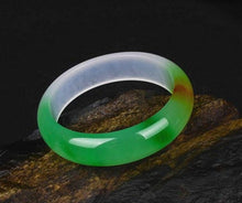 Load image into Gallery viewer, Lux Genuine Burmese Icy Jade Bangle Bracelet
