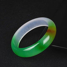 Load image into Gallery viewer, Lux Genuine Burmese Icy Jade Bangle Bracelet
