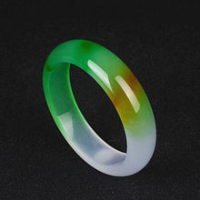 Load image into Gallery viewer, Lux Genuine Burmese Icy Jade Bangle Bracelet
