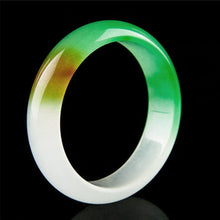 Load image into Gallery viewer, Lux Genuine Burmese Icy Jade Bangle Bracelet
