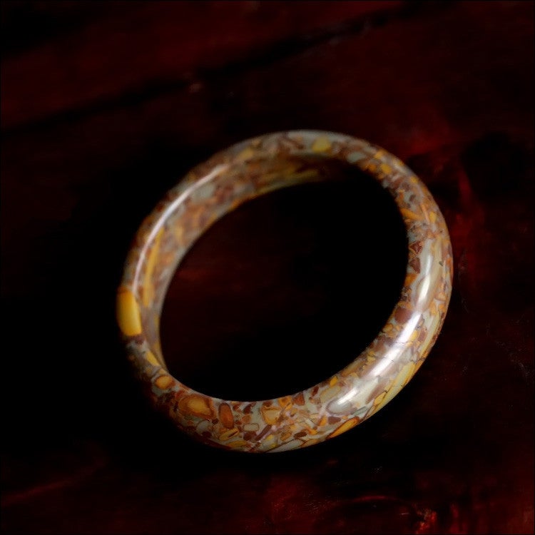 Genuine Marble Bangle Bracelet