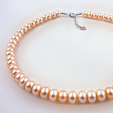 Muatkan imej ke dalam penonton Galeri, Natural Fresh Water Round Shape Pearl Necklace
