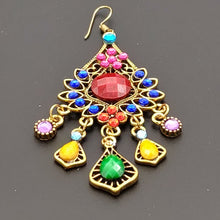 Load image into Gallery viewer, Cheongsam Matched Chinese Style Gems Earrings
