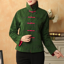 Load image into Gallery viewer, Stand Collar Cotton Chinese Coat with Strap Buttons
