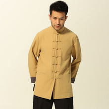 Muatkan imej ke dalam penonton Galeri, 100% Cotton Reversible Chinese Style Kung Fu Jacket with Turned Cuff
