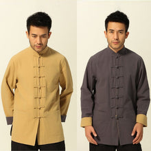 Muatkan imej ke dalam penonton Galeri, 100% Cotton Reversible Chinese Style Kung Fu Jacket with Turned Cuff
