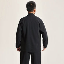 Load image into Gallery viewer, V Neck Auspicious Embroidery Chinese Kung Fu Suit Han Costume
