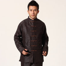 Load image into Gallery viewer, Signature Cotton Chinese Style Kung Fu Jacket with Turned Cuff
