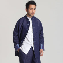 Load image into Gallery viewer, Signature Cotton Chinese Style Kung Fu Jacket with Turned Cuff
