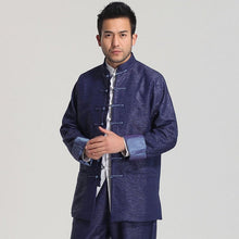 Load image into Gallery viewer, Signature Cotton Chinese Style Kung Fu Jacket with Turned Cuff
