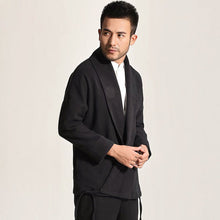 Muatkan imej ke dalam penonton Galeri, Signature Cotton Chinese Coat Zen Coat Cardigan
