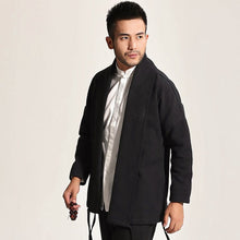 Load image into Gallery viewer, Signature Cotton Chinese Coat Zen Coat Cardigan
