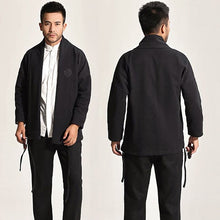 Load image into Gallery viewer, Signature Cotton Chinese Coat Zen Coat Cardigan
