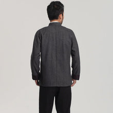 Load image into Gallery viewer, Long Sleeve Retro Woolen Chinese Style Jacket
