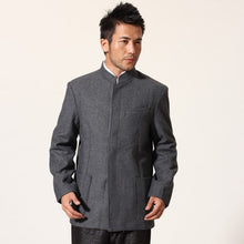 Muatkan imej ke dalam penonton Galeri, Long Sleeve Retro Wool Blend Chinese Style Jacket
