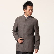 Muatkan imej ke dalam penonton Galeri, Long Sleeve Retro Wool Blend Chinese Style Jacket
