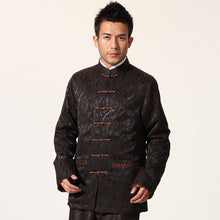 Muatkan imej ke dalam penonton Galeri, Dark Fringe Traditional Chinese Jacket Kung Fu Coat
