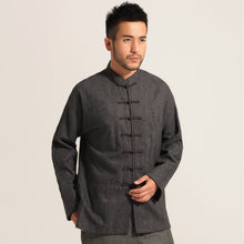 Load image into Gallery viewer, Mandarin Collar Traditional Woolen Chinese Jacket
