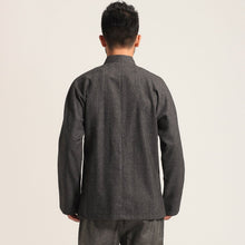 Load image into Gallery viewer, Mandarin Collar Traditional Woolen Chinese Jacket
