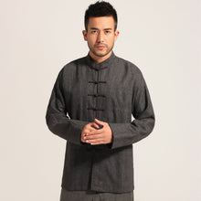 Load image into Gallery viewer, Mandarin Collar Traditional Woolen Chinese Jacket
